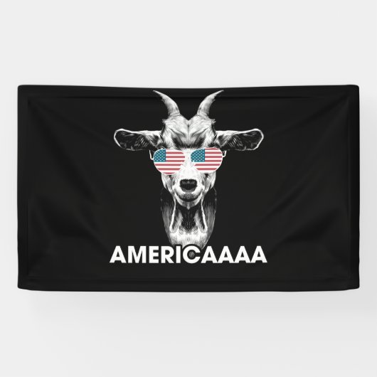 Zonnebrillen Goat Americaa 4 juli Patriottisch Spandoek (Horizontaal)