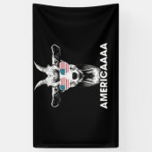 Zonnebrillen Goat Americaa 4 juli Patriottisch Spandoek (Verticaal)