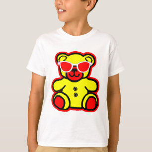 Zonnebrillen Hart Teddybeer Rood Geel Het MUSEUM T-shirt