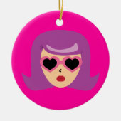 Zonnebrillen Keramisch Ornament (Voorkant)