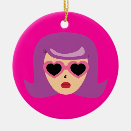 Zonnebrillen Keramisch Ornament (Voorkant)