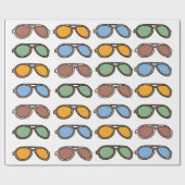Zonnebrillen Kleurrijke Zomerzonnebril Cadeaupapier (Vlak)