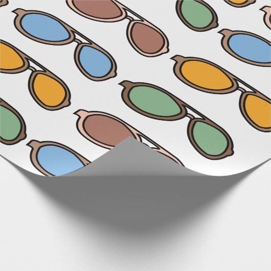 Zonnebrillen Kleurrijke Zomerzonnebril Cadeaupapier (Hoek)