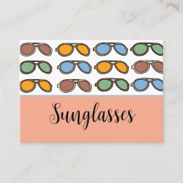 Zonnebrillen Kleurrijke Zomerzonnebril Visitekaartje