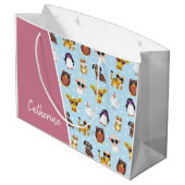 Zonnebrillen met naam voor de levende dieren groot cadeauzakje (Achterkant Gekanteld)