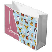 Zonnebrillen met naam voor de levende dieren groot cadeauzakje (Voorkant Gekanteld)