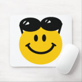 Zonnebrillen op kop muismat (Met muis)