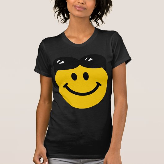 Zonnebrillen op kop t-shirt (Voorkant)