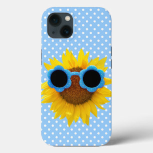 Zonnebrillen op zonnebloemen Case-Mate iPhone case