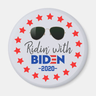 Zonnebrillen Ridin' met Joe Biden President 2020 Magneet