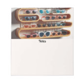 Zonnebrillen Trendy Kleurrijke Mode Style Notitieb Notitieblok (Voorkant)