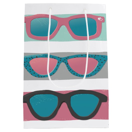 Zonnebrillen Trio Pink Medium Cadeauzakje (Achterkant)