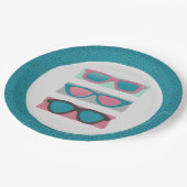 Zonnebrillen Trio Pink Papieren Bordje (Gekanteld)