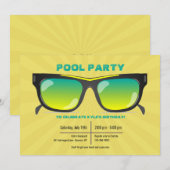 Zonnebrillen uitnodiging (Voorkant / Achterkant)