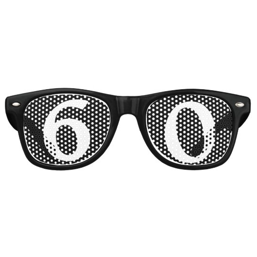 Zonnebrillen van 60 jaar oude verjaardag (Voorkant)