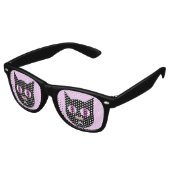 Zonnebrillen van Cool Cat Party Shades (Gekanteld)
