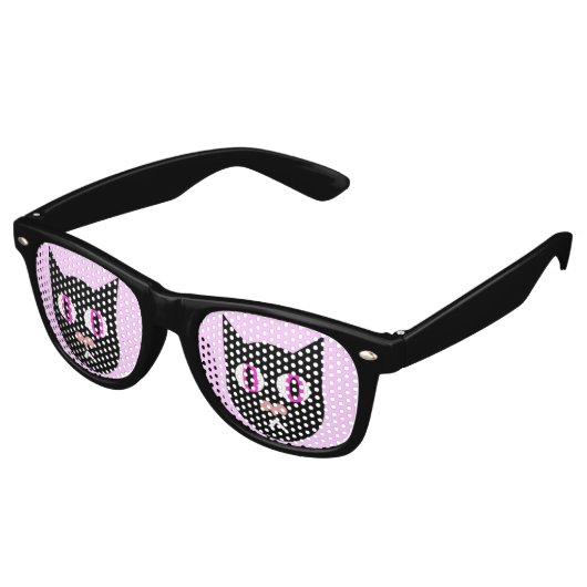 Zonnebrillen van Cool Cat Party Shades (Gekanteld)