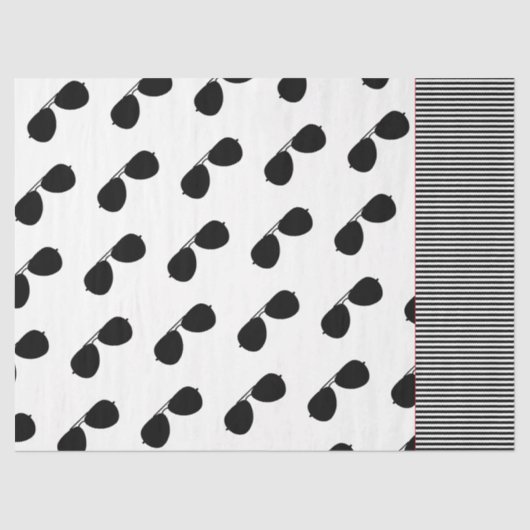 Zonnebrillen van de LUCHTVAART Vliegend T Tissuepapier (Voorkant)