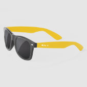 Zonnebrillen van het hart Monogrammed Yellow Black (Links)