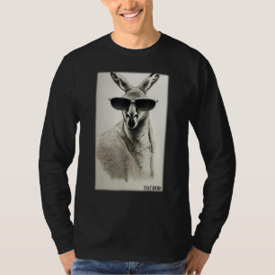 Zonnebrillen van Kangaroo dieren natuur wild Au T-shirt