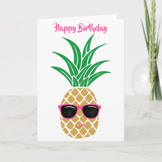 Zonnebrillen van tropische luis afgelopen zaterdag kaart (Voorkant)