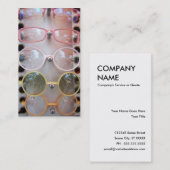 zonnebrillen visitekaartje (Voorkant / Achterkant)