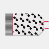 Zonnebrillen vliegend vliegtuig vliegende piloot cadeaulabel (Voorkant (Horizontaal))