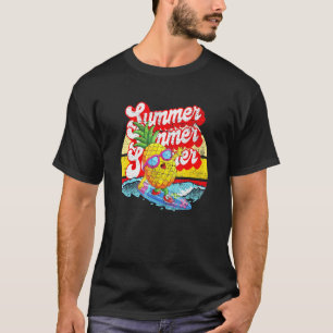 Zonnebrillen voor de zomerananas SurfWave Sunset V T-shirt