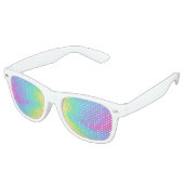 Zonnebrillen voor holografische partijretro (Gekanteld)