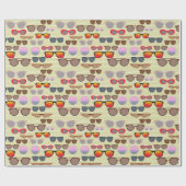 Zonnebrillen voor je Beach Party cadeaus Cadeaupapier (Vlak)