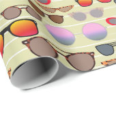 Zonnebrillen voor je Beach Party cadeaus Cadeaupapier (Rol Hoek)