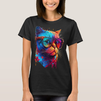 Zonnebrillen Zonnebrillen Hart Cute Kitten Cat T-shirt