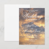 Zonnebruiloft Kaart (Voorkant / Achterkant)