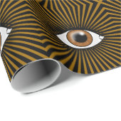 Zonnebruin Oog Cadeaupapier (Rol Hoek)