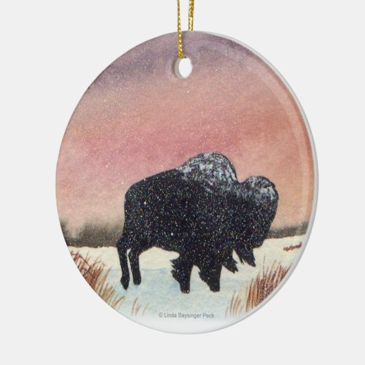 Zonnebuffelverf Keramisch Ornament (Links)