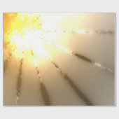 Zonneburst 1 Verpakkingspapier Cadeaupapier (Vlak)