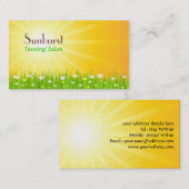 Zonneburst Visitekaartje (Voorkant / Achterkant)