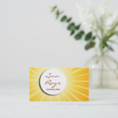 Zonneburst Visitekaartje (Staand voorkant)