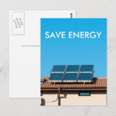 Zonnecelsysteem Briefkaart (Voorkant / Achterkant)