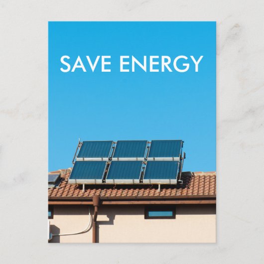 Zonnecelsysteem Briefkaart (Voorkant)