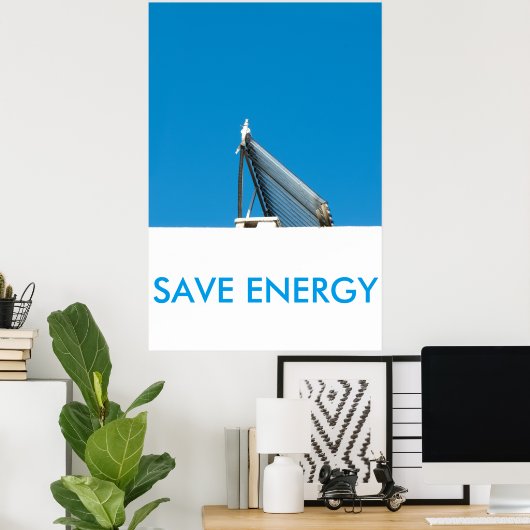 Zonnecelsysteem Poster (Thuiskantoor)