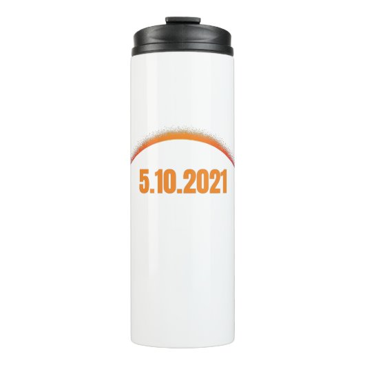 zonneclips 10 juni 2021 thermosbeker (Voorkant)
