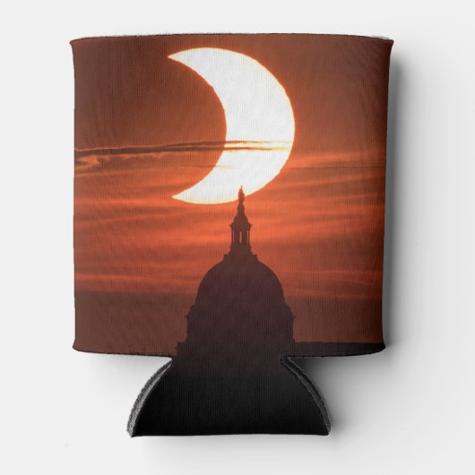 Zonneclipse 2021 blikjeskoeler (Voorkant)