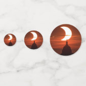 Zonneclipse 2021 confetti (Achterkanten)