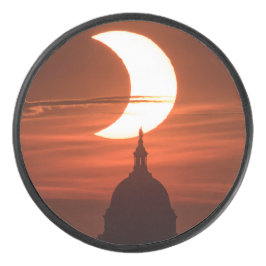 Zonneclipse 2021 hockey puck