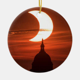 Zonneclipse 2021 keramisch ornament