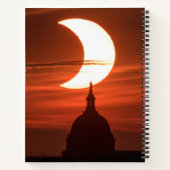 Zonneclipse 2021 notitieboek (Achterkant)