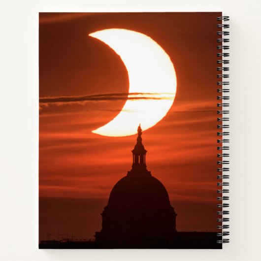 Zonneclipse 2021 notitieboek (Achterkant)