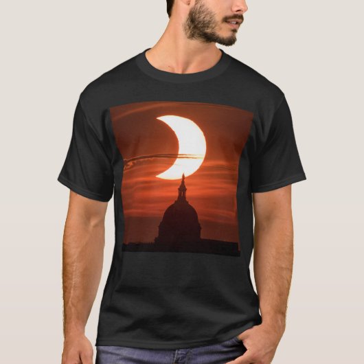 Zonneclipse 2021 t-shirt (Voorkant)