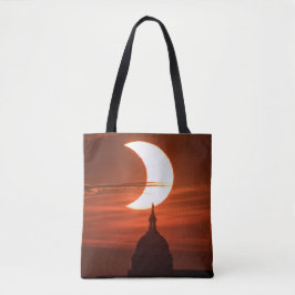 Zonneclipse 2021 tote bag